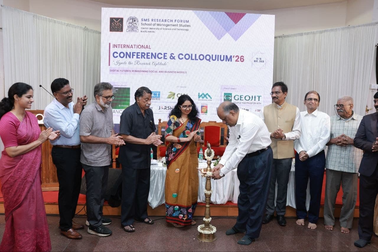 Lamp-lighting ceremony at the International Conference and Doctoral Colloquium 2026