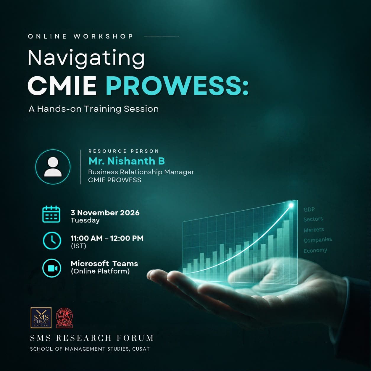 Navigating CMIE PROWESS Workshop Poster